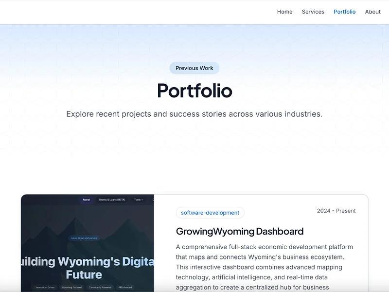 Consulting Website - Image 1